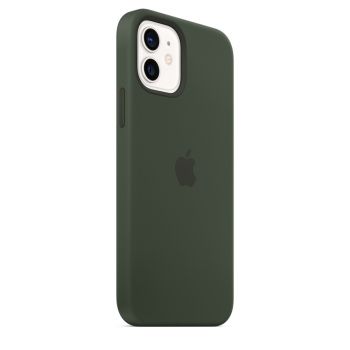 Чехол Apple Silicone Case with MagSafe Cyprus Green для iPhone 12 / 12 Pro