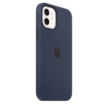 Чехол Apple Silicone Case with MagSafe Deep Navy для iPhone 12 / 12 Pro