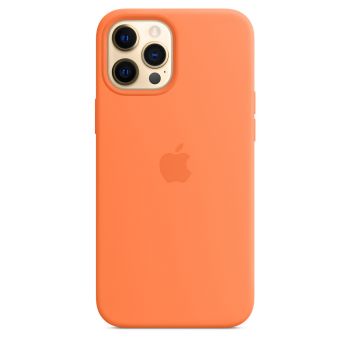 Чехол Apple Silicone Case with MagSafe Kumquat для iPhone 12 Pro Max
