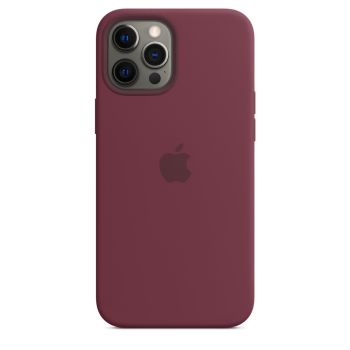 Чехол Apple Silicone Case with MagSafe Plum для iPhone 12 Pro Max