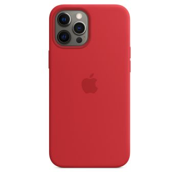 Чехол Apple Silicone Case with MagSafe Red для iPhone 12 Pro Max