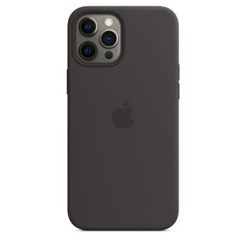 Чехол Apple Silicone Case with MagSafe Black для iPhone 12 Pro Max