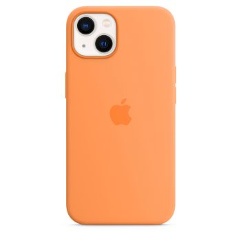Чехол Apple Silicone Case with MagSafe Marigold для iPhone 13