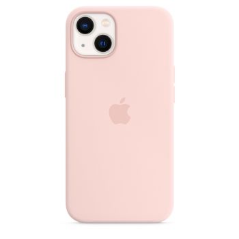 Чехол Apple Silicone Case with MagSafe Chalk Pink для iPhone 13