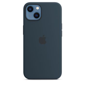 Чехол Apple Silicone Case with MagSafe Abyss Blue для iPhone 13