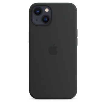 Чехол Apple Silicone Case with MagSafe Midnight для iPhone 13