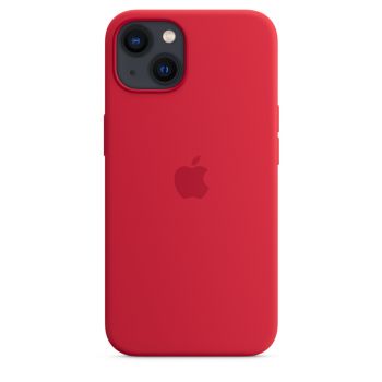 Чехол Apple Silicone Case with MagSafe Red для iPhone 13