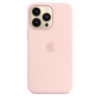 Чехол Apple Silicone Case with MagSafe Chalk Pink для iPhone 13 Pro