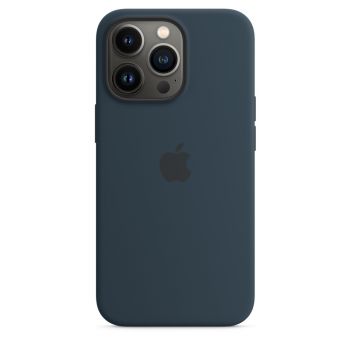 Чехол Apple Silicone Case with MagSafe Abyss Blue для iPhone 13 Pro