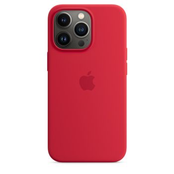Чехол Apple Silicone Case with MagSafe Red для iPhone 13 Pro