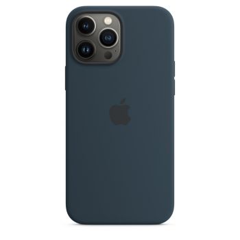 Чехол Apple Silicone Case with MagSafe Abyss Blue для iPhone 13 Pro Max