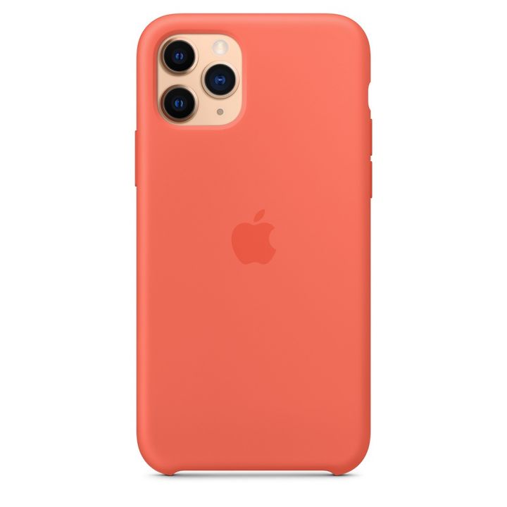 Чехол Apple Silicone Case Clementine (Orange) для iPhone 11 Pro