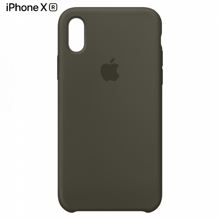 Чехол Apple Silicone Case для iPhone XR Dark Olive