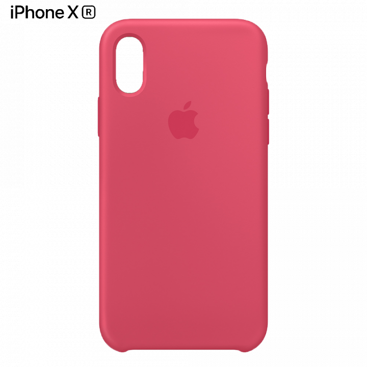 Чехол Apple Silicone Case для iPhone XR Hibiscus