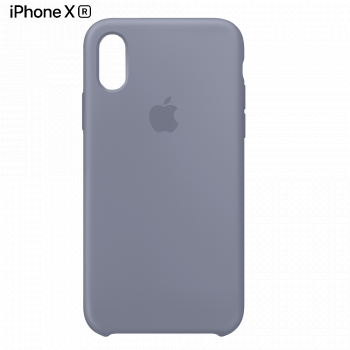 Чехол Apple Silicone Case для iPhone XR Lavender Gray