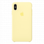Силиконовый чехол для iPhone XS Max Mellow Yellow