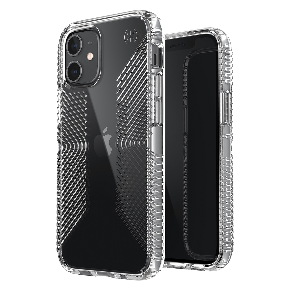 Купить Ударопрочный чехол Speck Presidio Perfect Clear with Grips для iPhone  12 mini в Москве недорого, интернет-магазин iFlashco