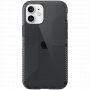 Ударопрочный чехол Speck Presidio Perfect Clear with Grips Obsidian / Obsidian для iPhone 12 mini