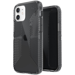Ударопрочный чехол Speck Presidio Perfect Clear with Grips Obsidian / Obsidian для iPhone 11