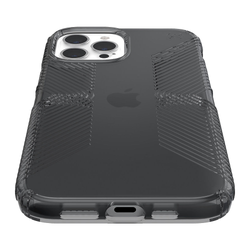 Ударопрочный чехол Speck Presidio Perfect Clear with Grips Obsidian / Obsidian для iPhone 12 Pro Max