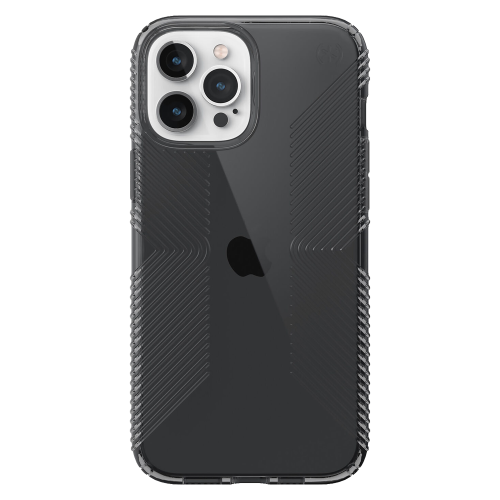 Ударопрочный чехол Speck Presidio Perfect Clear with Grips Obsidian / Obsidian для iPhone 12 Pro Max