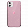 Ударопрочный чехол Speck Presidio Perfect Clear Bella Pink with Gold Glitter для iPhone 12 / iPhone 12 Pro