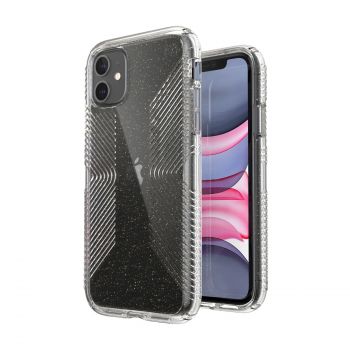 Ударопрочный чехол Speck Presidio Perfect-Clear Glitter + Grips для iPhone 12 mini