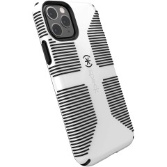 Ударопрочный чехол Speck CandyShell Grip White/Black для iPhone 11 Pro