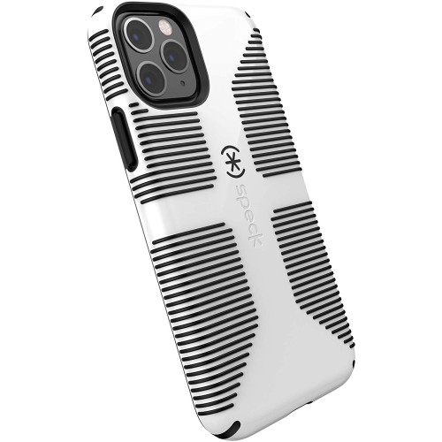 Ударопрочный чехол Speck CandyShell Grip White/Black для iPhone 11 Pro