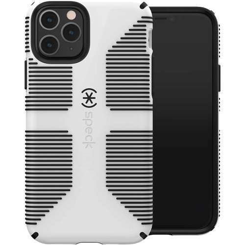 Ударопрочный чехол Speck CandyShell Grip White/Black для iPhone 11 Pro
