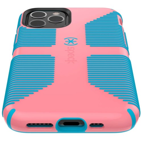 Ударопрочный чехол Speck CandyShell Grip Toucan Pink/Capri Blue для iPhone 11 Pro