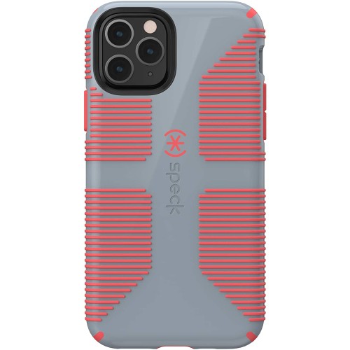 Ударопрочный чехол Speck CandyShell Grip Nickel Grey/Warning Orange для iPhone 11 Pro