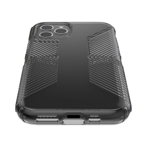 Ударопрочный чехол Speck Presidio Perfect Clear with Grips Obsidian / Obsidian для iPhone 11 Pro