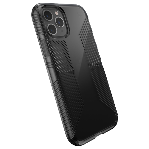 Ударопрочный чехол Speck Presidio Perfect Clear with Grips Obsidian / Obsidian для iPhone 11 Pro