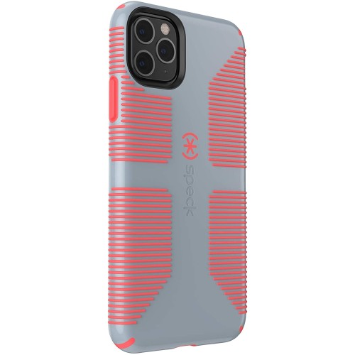 Ударопрочный чехол Speck CandyShell Pro Grip Nickel Grey/Warning Orange для iPhone 12 Pro Max