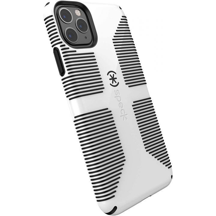 Ударопрочный чехол Speck CandyShell Grip White/Black для iPhone 11 Pro Max