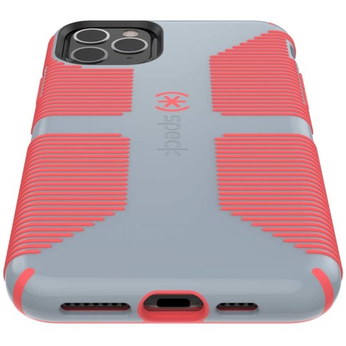 Ударопрочный чехол Speck CandyShell Pro Grip Nickel Grey/Warning Orange для iPhone 12 Pro Max