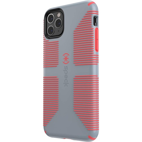 Ударопрочный чехол Speck CandyShell Pro Grip Nickel Grey/Warning Orange для iPhone 12 Pro Max
