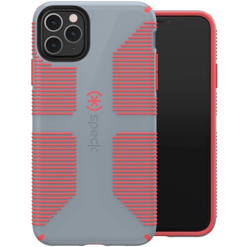 Ударопрочный чехол Speck CandyShell Pro Grip Nickel Grey/Warning Orange для iPhone 12 Pro Max