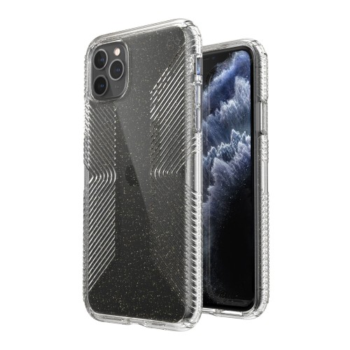 Ударопрочный чехол Speck Presidio Perfect-Clear Glitter + Grips для iPhone 11 Pro Max