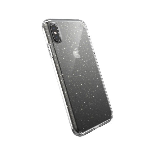 Чехол Speck Presidio Clear + Glitter для iPhone XS Max Clear/Gold Glitter