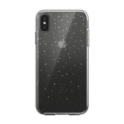 Чехол Speck Presidio Clear + Glitter для iPhone XS Max Clear/Gold Glitter