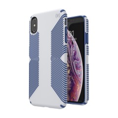 Чехол Speck Presidio Grip для iPhone XS Max Microchip Grey/Ballpoint Blue