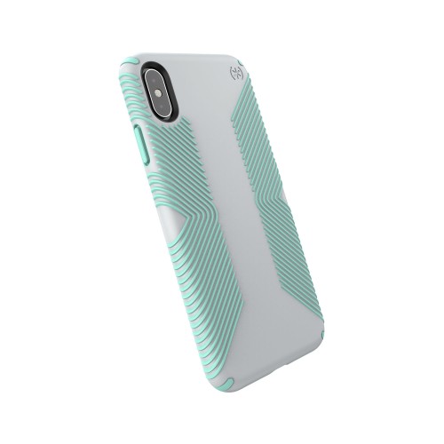 Чехол Speck Presidio Grip для iPhone XS Max Dolphin Grey/Aloe Green