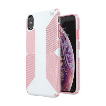 Чехол Speck Presidio Grip для iPhone XS Max Dove Grey/Tart Pink