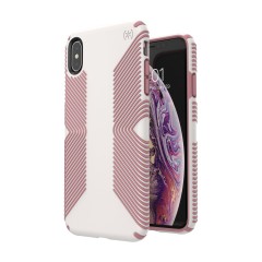 Чехол Speck Presidio Grip для iPhone XS Max Veil White/Lipliner Pink