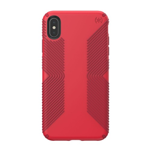 Чехол Speck Presidio Grip для iPhone XS Max Heartrate Red/Vermillion Red