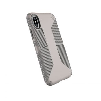 Чехол Speck Presidio Grip для iPhone X/Xs CATHEDRAL GREY/SMOKE GREY