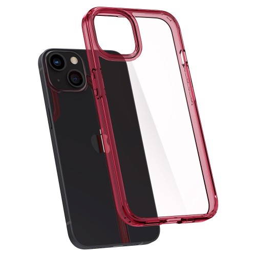 Ударопрочный чехол Spigen Ultra Hybrid для iPhone 13 Red Crystal