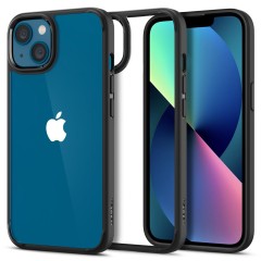 Ударопрочный чехол Spigen Ultra Hybrid для iPhone 13 Matte Black